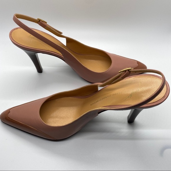 Like New! Giuseppe Zanotti Taupe Pink Pumps - Picture 11 of 16